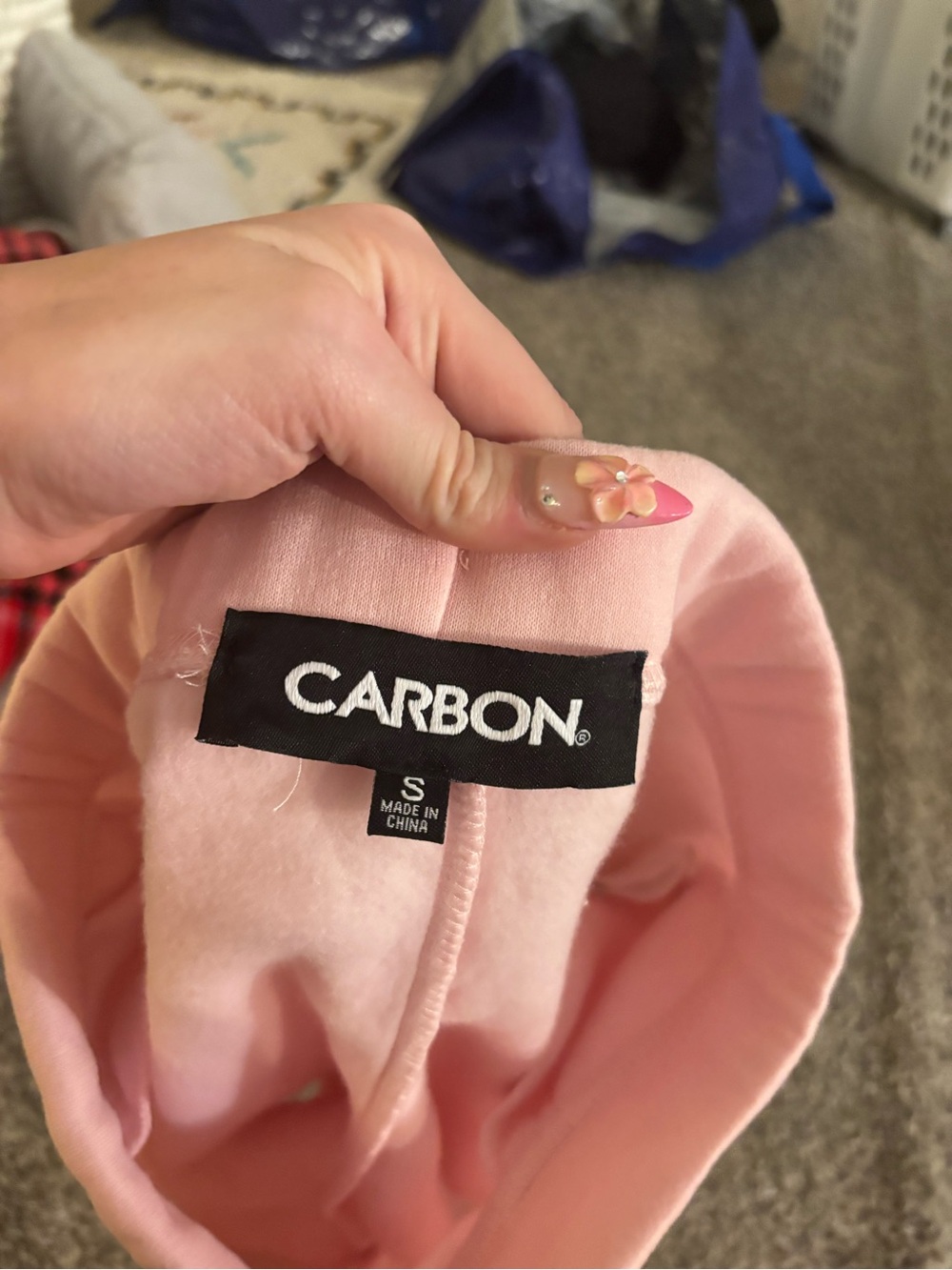 Carbon Light Pink Athletic Pull-On Shorts - Picture 2 of 2